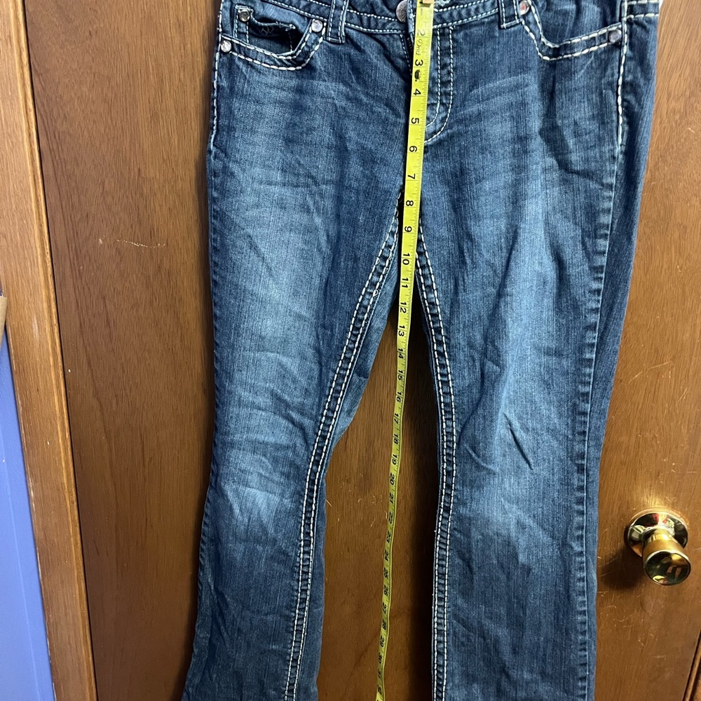 Paisley Sky Denim Jeans in Vintage Classic Blue - Picture 2 of 7
